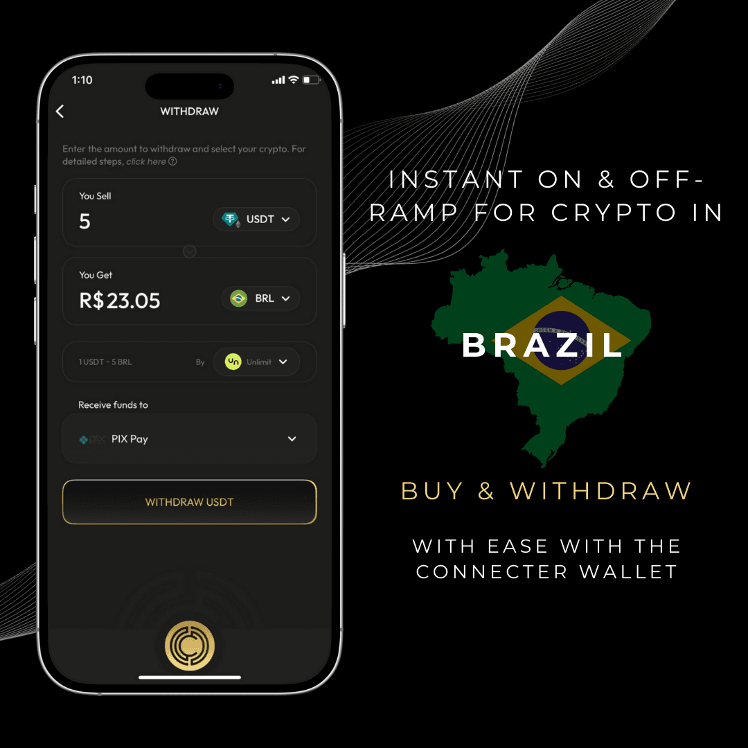 The Connecter Wallet — Buy & Sell Bitcoin, Ethereum & Cryptocurrency in Brazil
