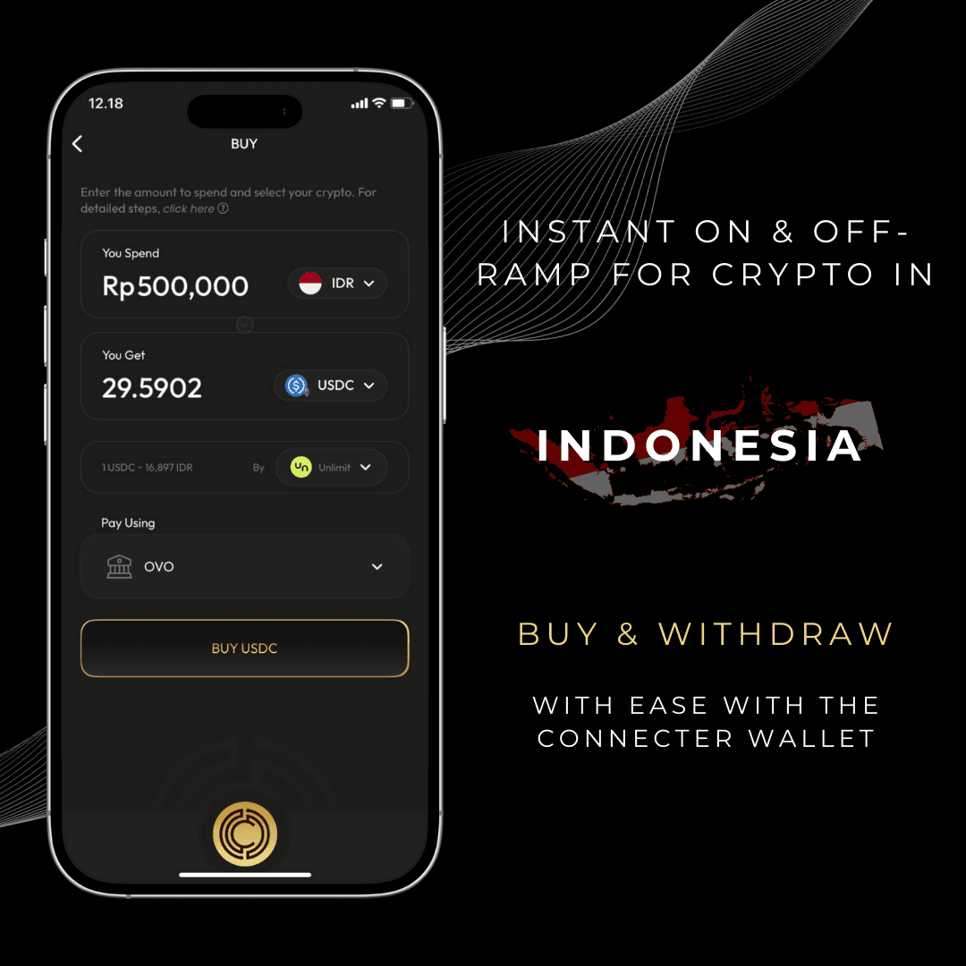 The Connecter Wallet — Buy & Sell Bitcoin, Ethereum & Cryptocurrency in Indonesia